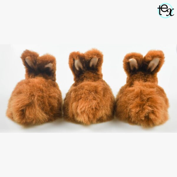 Bunny (beige, white, brown, gray) - 100% Alpaca Fur - Image 10