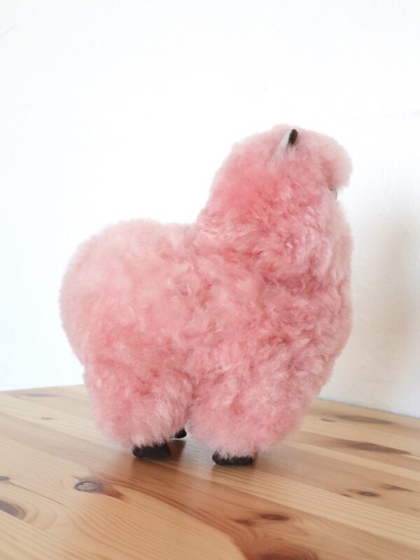Alpaca 9” (beige, white, gray, brown, pink, coffee, mixed) - 100% Alpaca Fur - Image 7