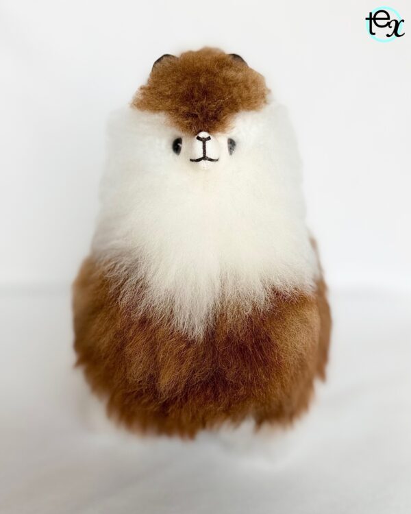 Alpaca 9” (beige, white, gray, brown, pink, coffee, mixed) - 100% Alpaca Fur - Image 2