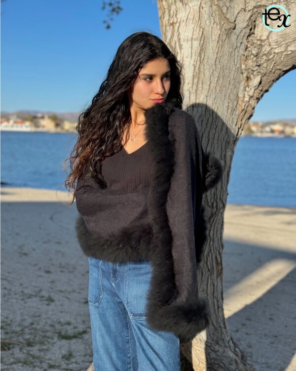 Fluffy Shawl