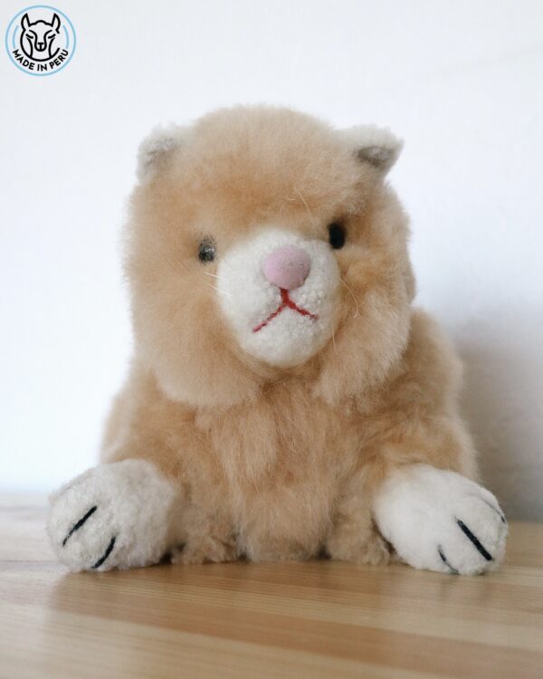 Kitty (gray, tiger, white, beige) - 100% Alpaca Fur - Image 13