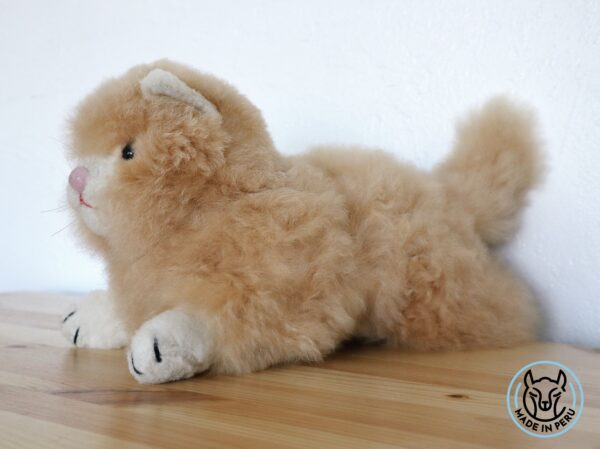 Kitty (gray, tiger, white, beige) - 100% Alpaca Fur - Image 14