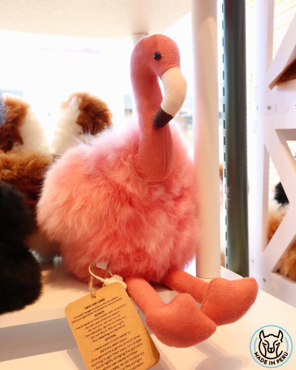 Flamingo - 100% Alpaca Fur