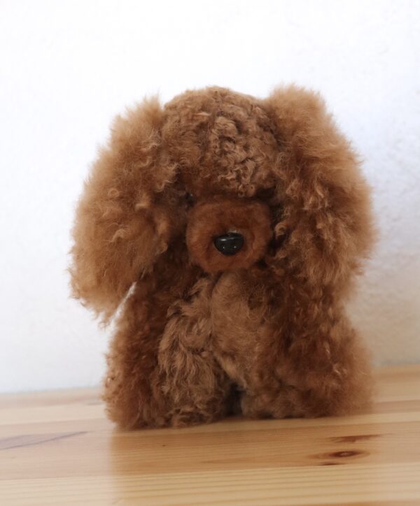 Puppy (white, brown, mixed) - 100% Alpaca Fur - Image 2