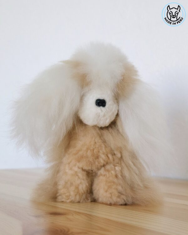 Puppy (white, brown, mixed) - 100% Alpaca Fur - Image 3