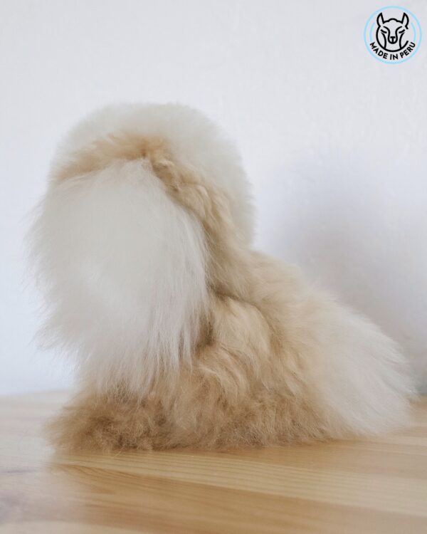 Puppy (white, brown, mixed) - 100% Alpaca Fur - Image 4