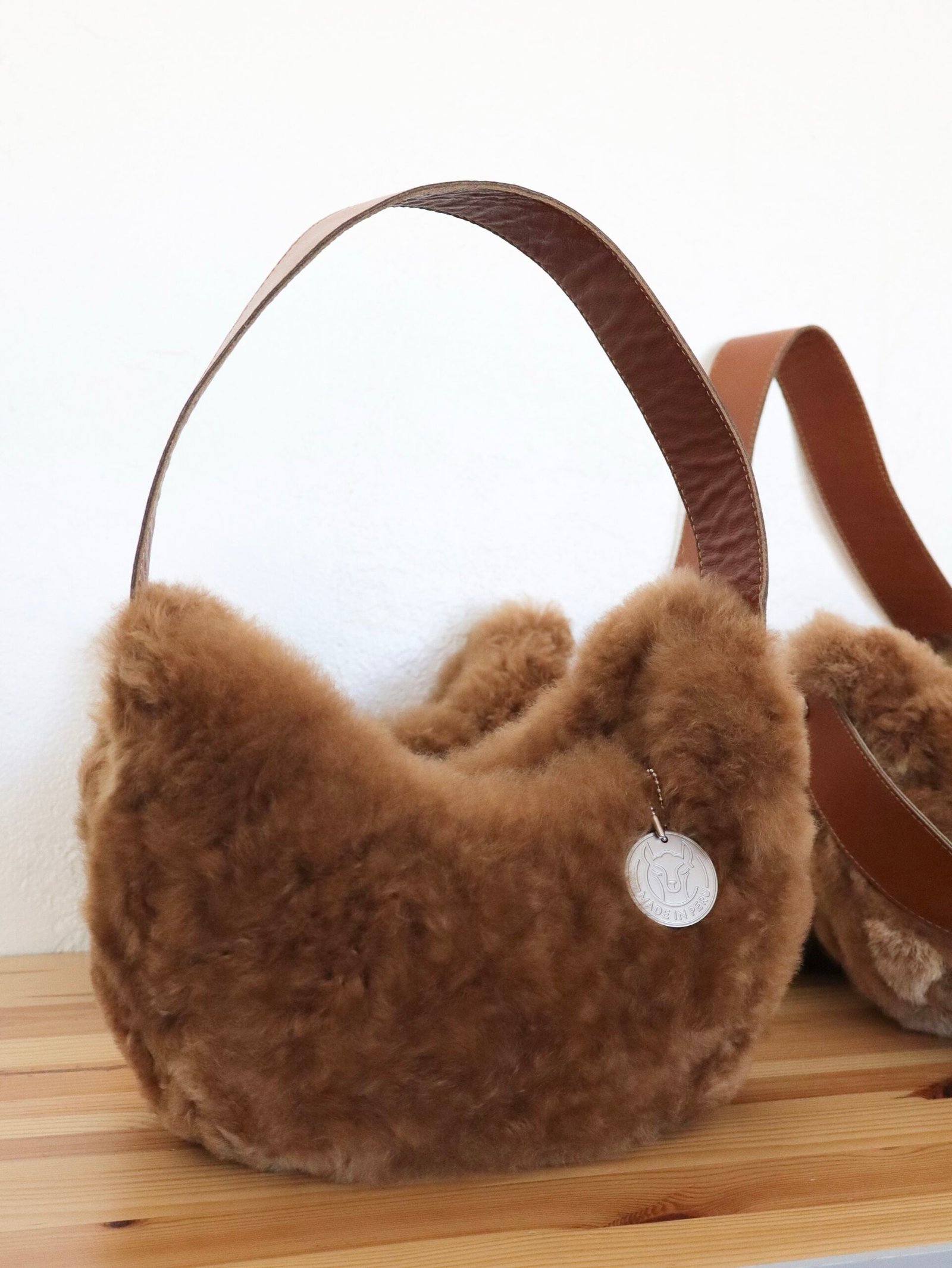 Moon Purse (brown, beige, black)