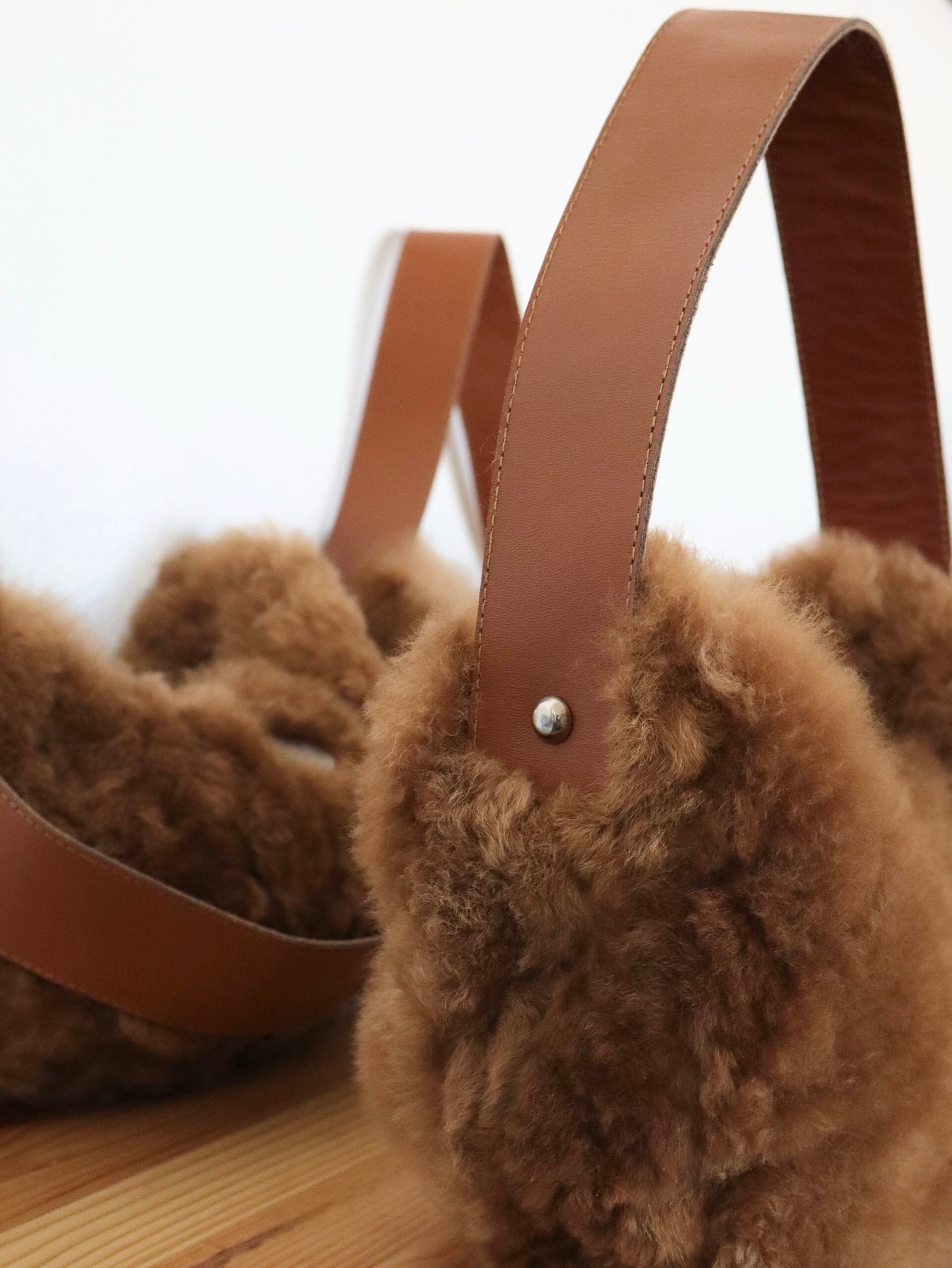 Moon Purse (brown, beige, black) - Image 5