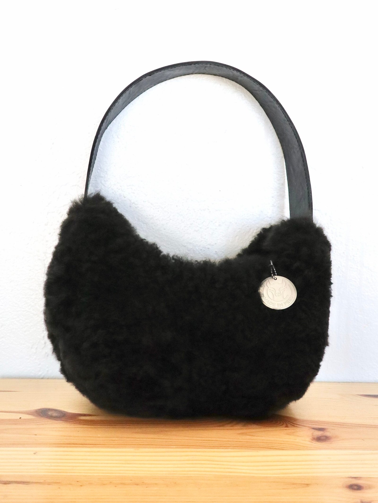 Moon Purse (brown, beige, black) - Image 4