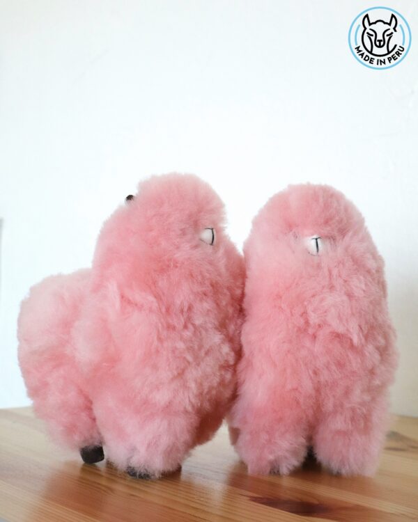 Alpaca 8” (beige, brown, white, pink, gray, light brown) - 100% Alpaca Fur - Image 10