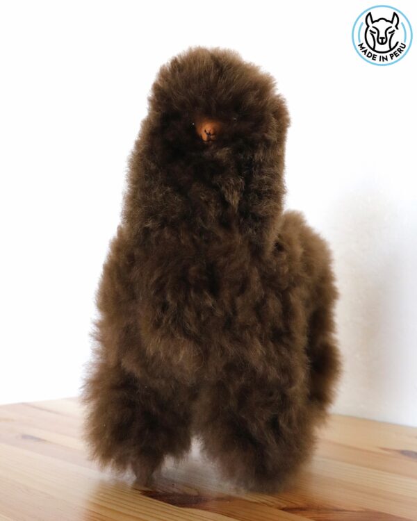 Alpaca 12” (beige, white, brown, pink, mixed) - 100% Alpaca Fur - Image 3